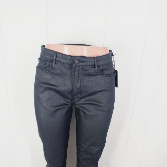 Rising Sun & Co. Women's Black Forever Fit Mid Rise Skinny Jeans Size 31 - Picture 3 of 9